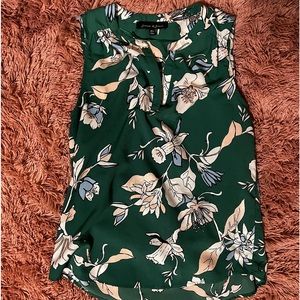 Emerald Green floral shirt